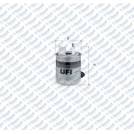 UFI 2409507 Yakit Filtresi Renault Kadjar 15> Nissan Qashqai 13> X-Trail 13> 1.5 Dci-1.6 Dci **Oe**